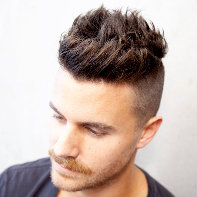 Textured Messy Hairstyle