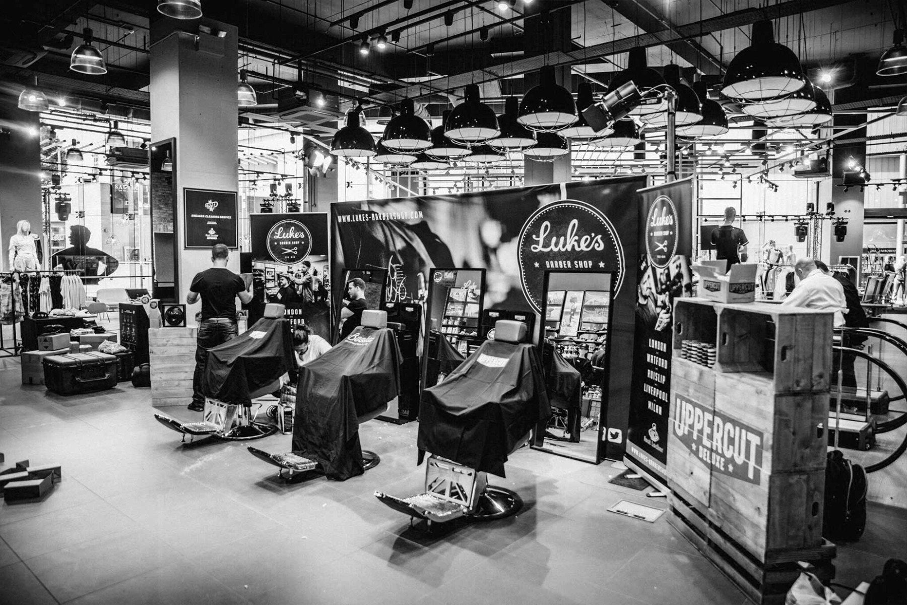 Luke's Barbershop At Foot Locker | News | Uppercut Deluxe EU