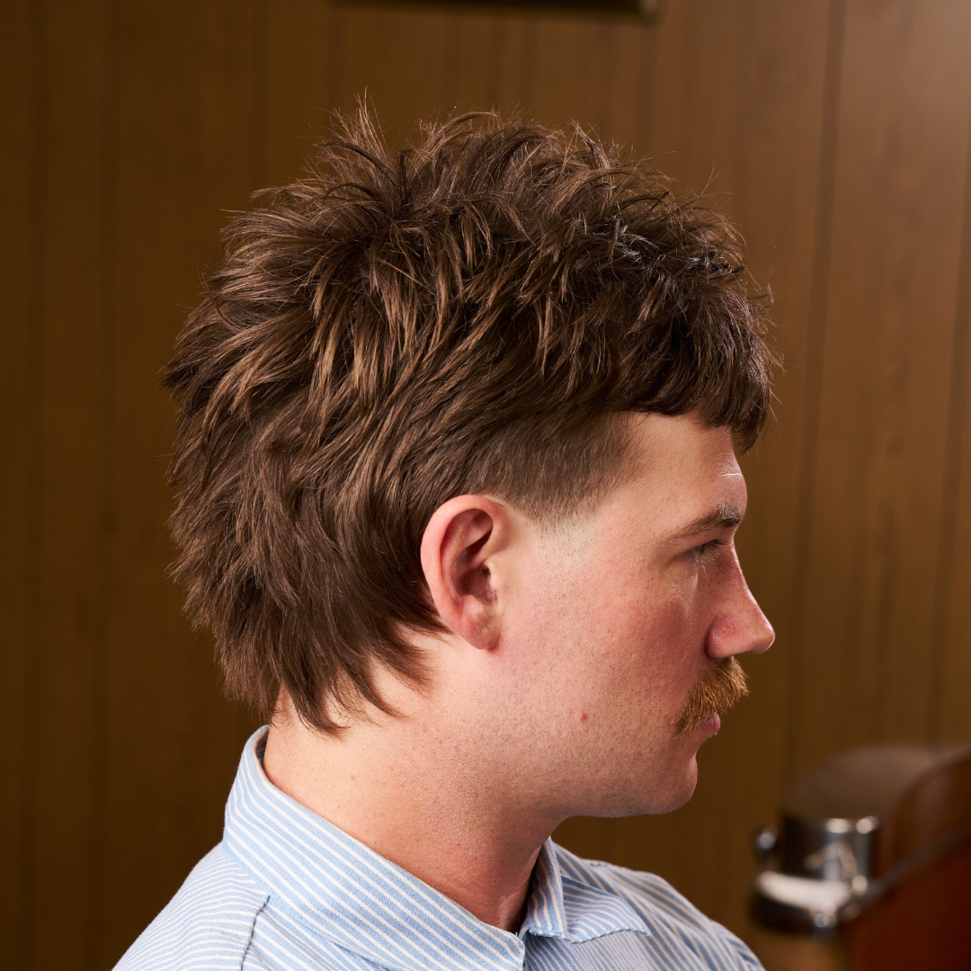 Short Textured Mullet