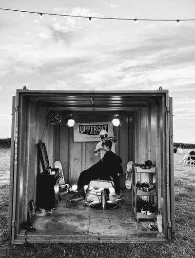 Uppercut Deluxe Pop Up Barbershop at Wavelength's Drive In Cinema