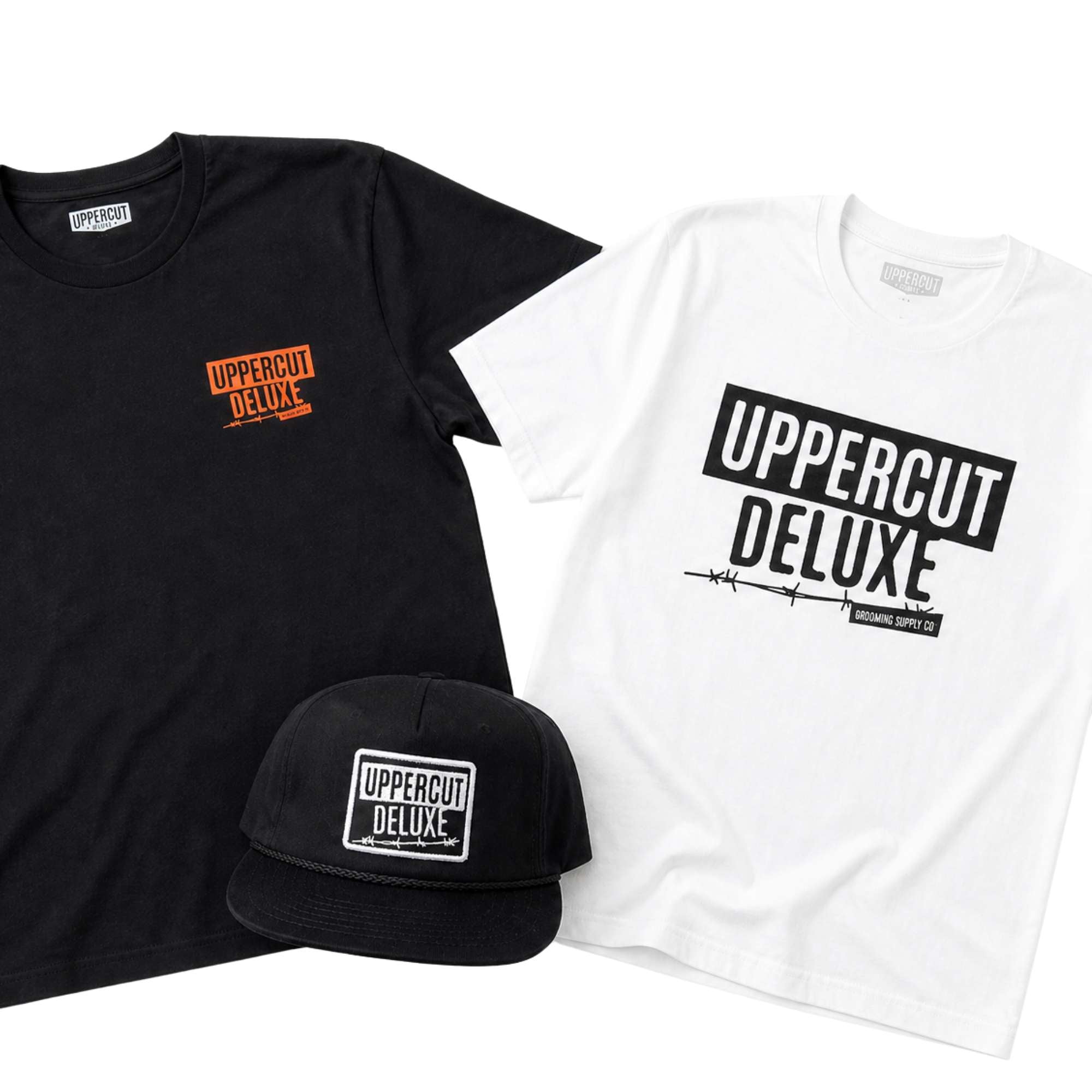 Headliner Black and White Shirt and Hat