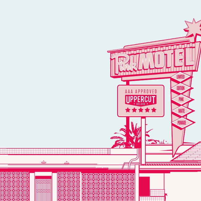 Pink Motel Graphic BG Mobile